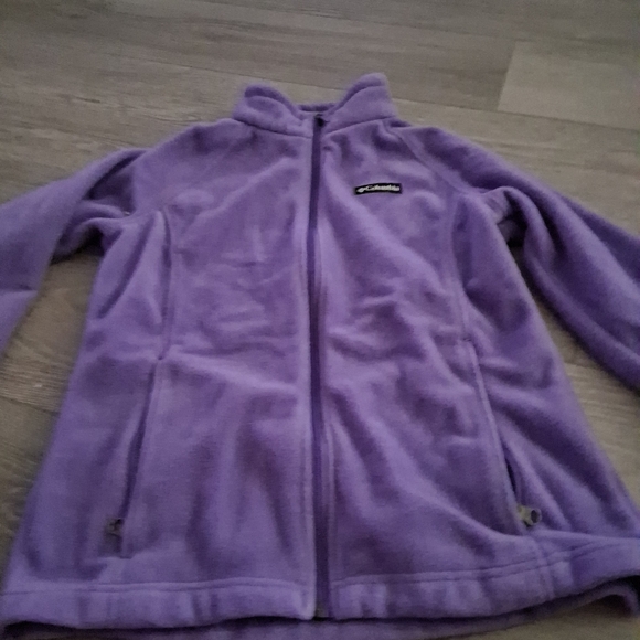Columbia Lavender Full-Zip Fleece Jacket - Picture 1 of 5